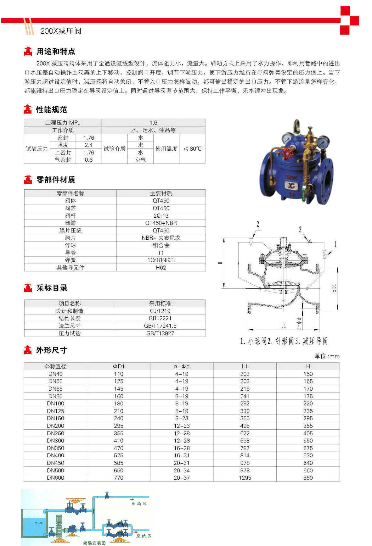 減壓穩(wěn)壓閥,200X可調減壓穩(wěn)壓閥尺寸結構圖 減壓穩(wěn)壓閥,200X可調減壓穩(wěn)壓閥尺寸結構圖